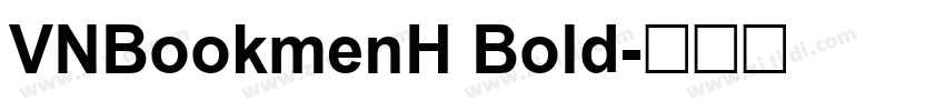 VNBookmenH Bold字体转换